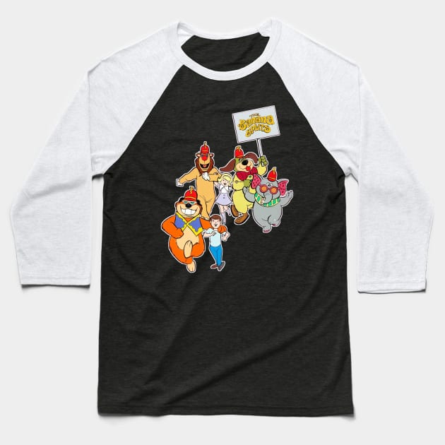 Banana SPLITS t-shirt Baseball T-Shirt by Tomblo